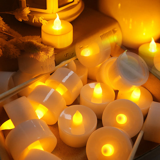 Plastic electronic candle