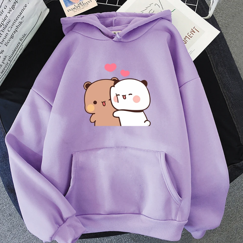 Panda Cloth And Dudu Little Bear Cartoon Hoodie