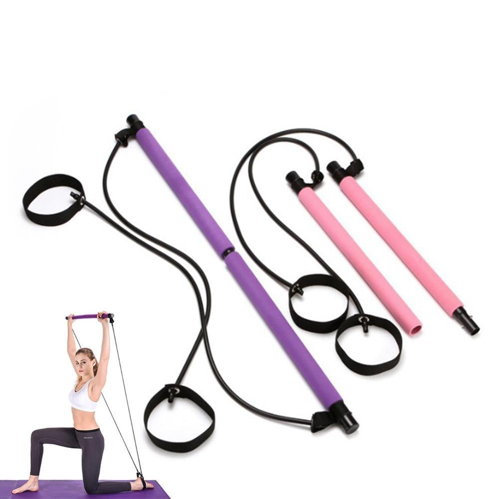 Pilates Stick Elastic Bands